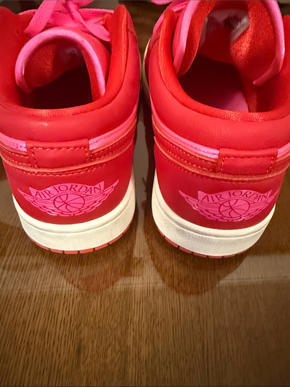 Jordan Women’s Low-Top Sneakers in Hot Pink and Red 9.5 Nike - Picture 3 of 5
